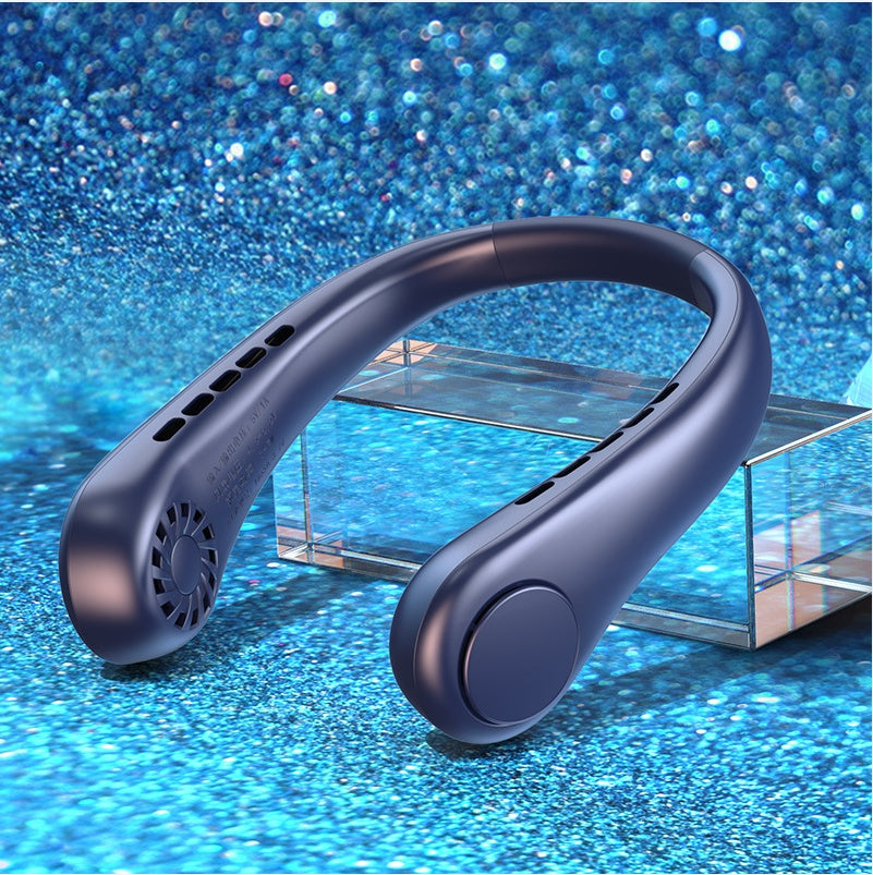 Ventilateur Tour de Cou | Sans Lames | Rechargeable | Livraison Offerte