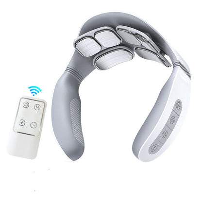 Masseur Cervical Électrique | Télécommande | Rechargeable | Livraison Offerte