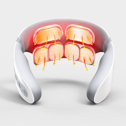 Masseur Cervical Électrique | Télécommande | Rechargeable | Livraison Offerte